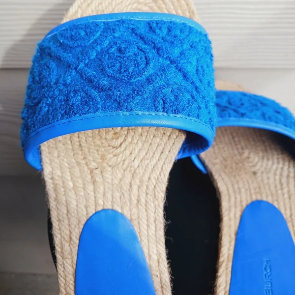 Tori Burch Blue night espadrille slides - Picture 4 of 7